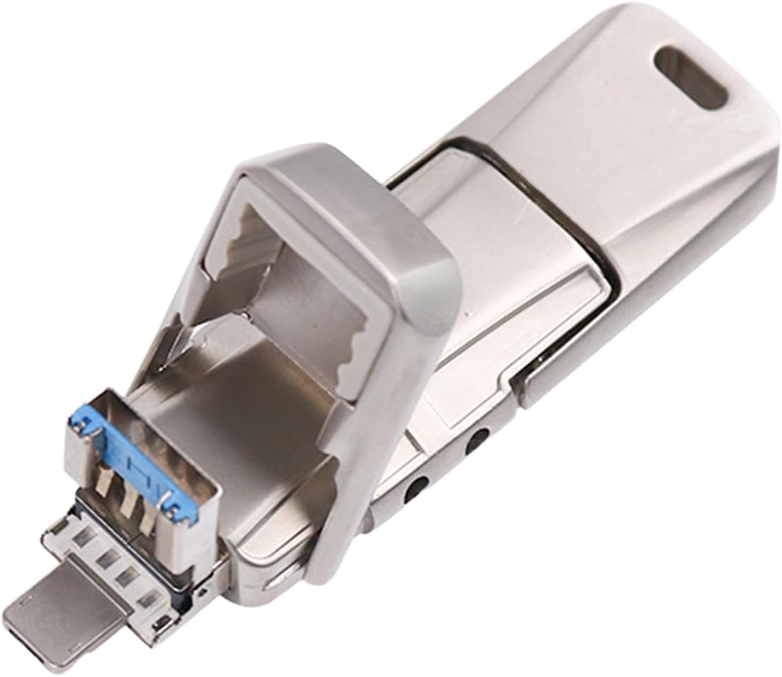 USB Flash Drive, 1Tb High-Speed Photo Stick, Data and Photo Storage Backup, 4-In-1 USB Storage, Suitable for Iphone/Ipad/Android/Pc/More Devices