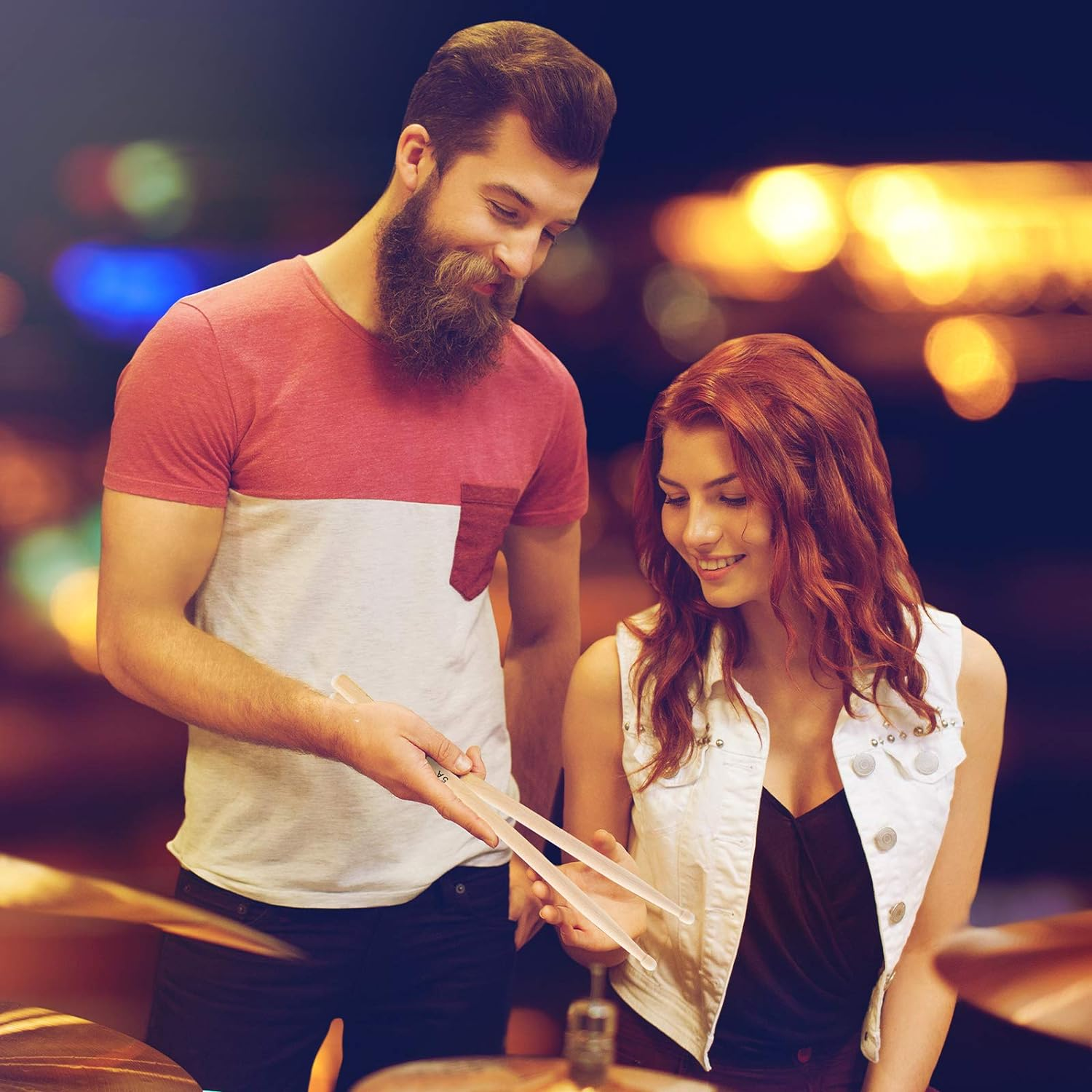 FF Elaine Maple 5B Wood Tip Drumsticks 12 Pairs image number 5