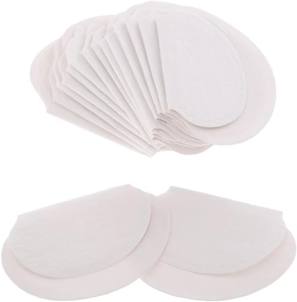 10 Pairs Disposable Underarm Sweat Pads, Strong Adhesive Armpit Sweat Pads for Women & Men,Anti-Sweat & Odor Absorbing Stickers, Invisible & Comfortable Sweat Shields for Shirts, Suits, All Day Protection image number 4