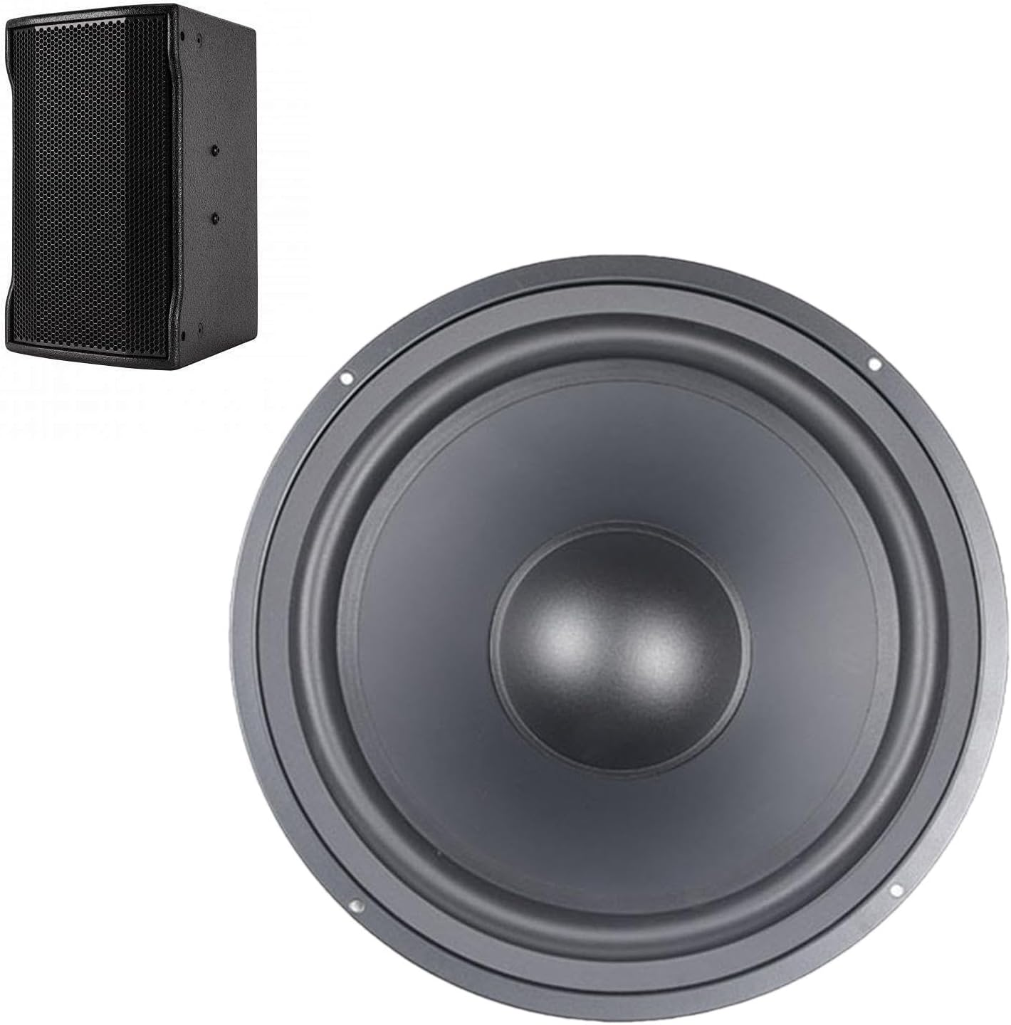 Passive Radiator, 3 12Inch Woofer Passive Radiator, Passive Radiator for Audio, Passive Designed Speaker Radiator Designed for Home and Mobile Audio Subwoofer Enclosures image number 4