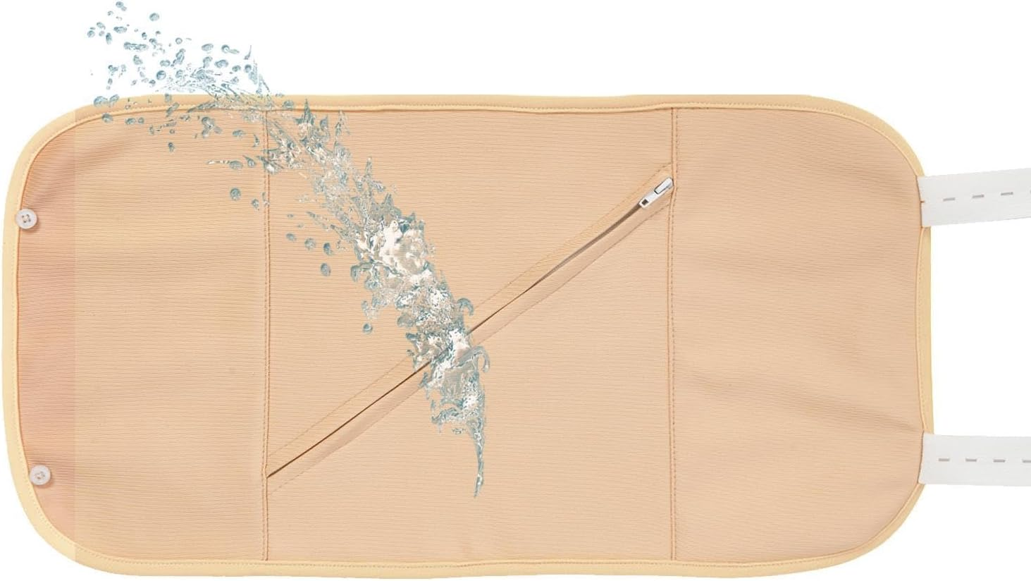 Castor Oil Wrap for Stomach - Castor Essential Oil Wrap | Castor Oil Wrap for Liver Kit Less Mess Reusable Sleep Comfort Fit Organ image number 4