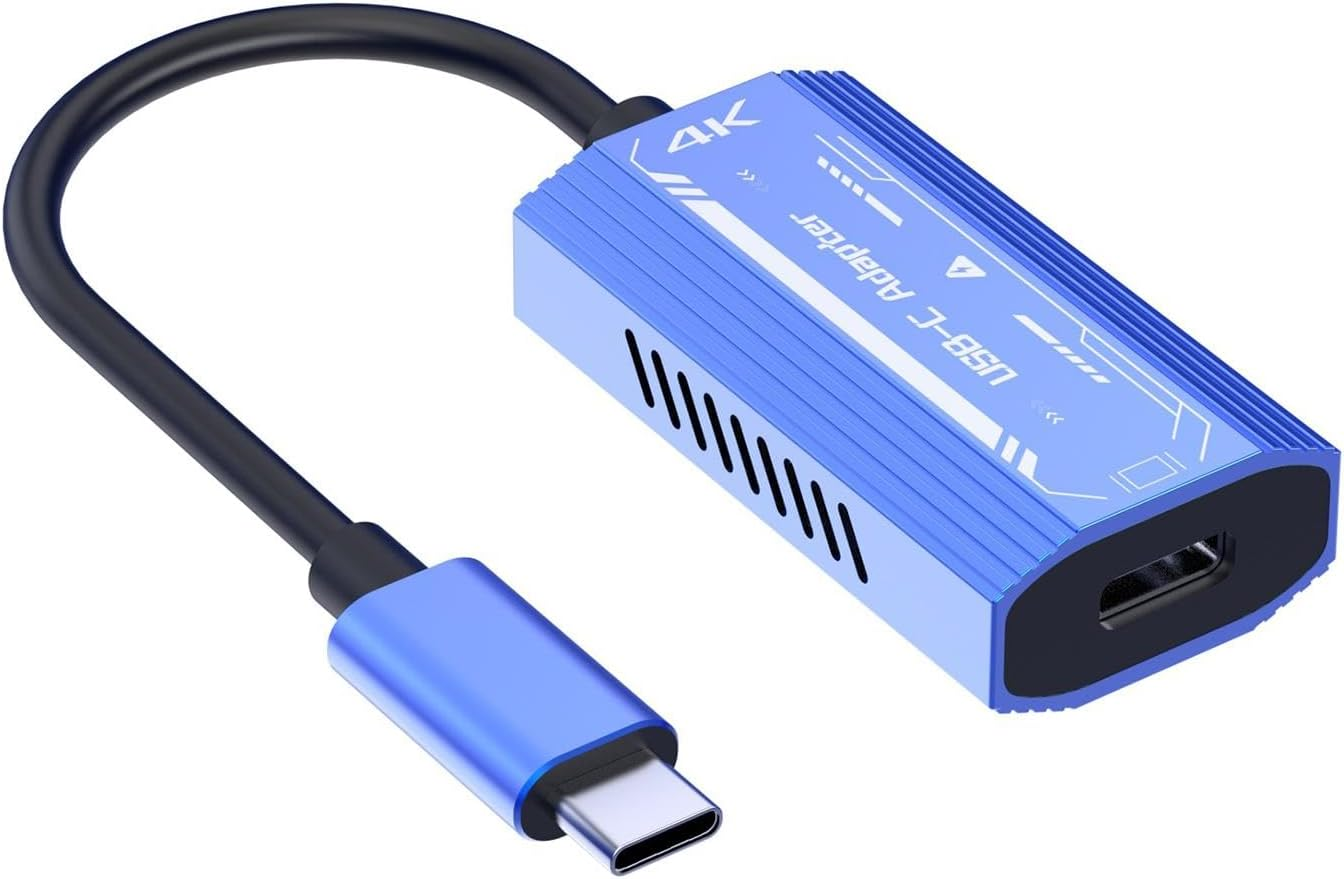 ZGUZMCMK USB C to Ar Glasses Adapter with Charging Port High Performance Plug and Play Portable for Game Console, PC, Tablet, Monitor image number 4