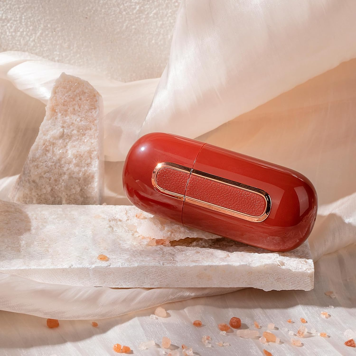 Nail Clippers Set,Stainless Steel Nail Clippers and Toenail Clippers,Anti-Splash Fingernail Clipper with Catcher,Fingernail Cutter for Women and Men.（Red） - White image number 4