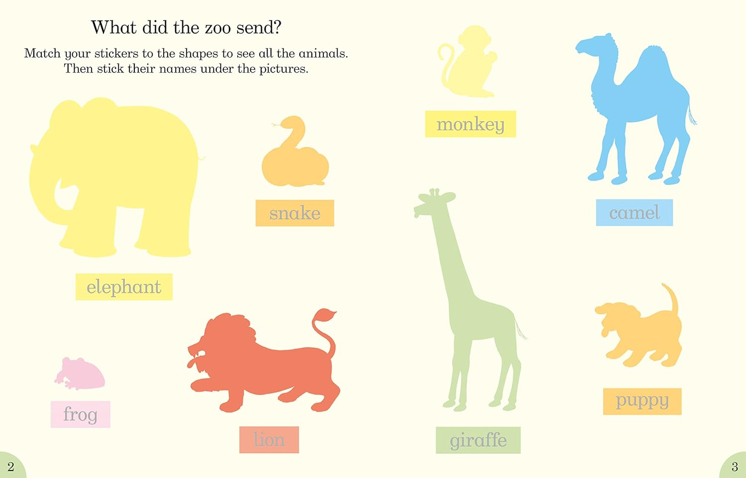 Dear Zoo Sticker Activity Book