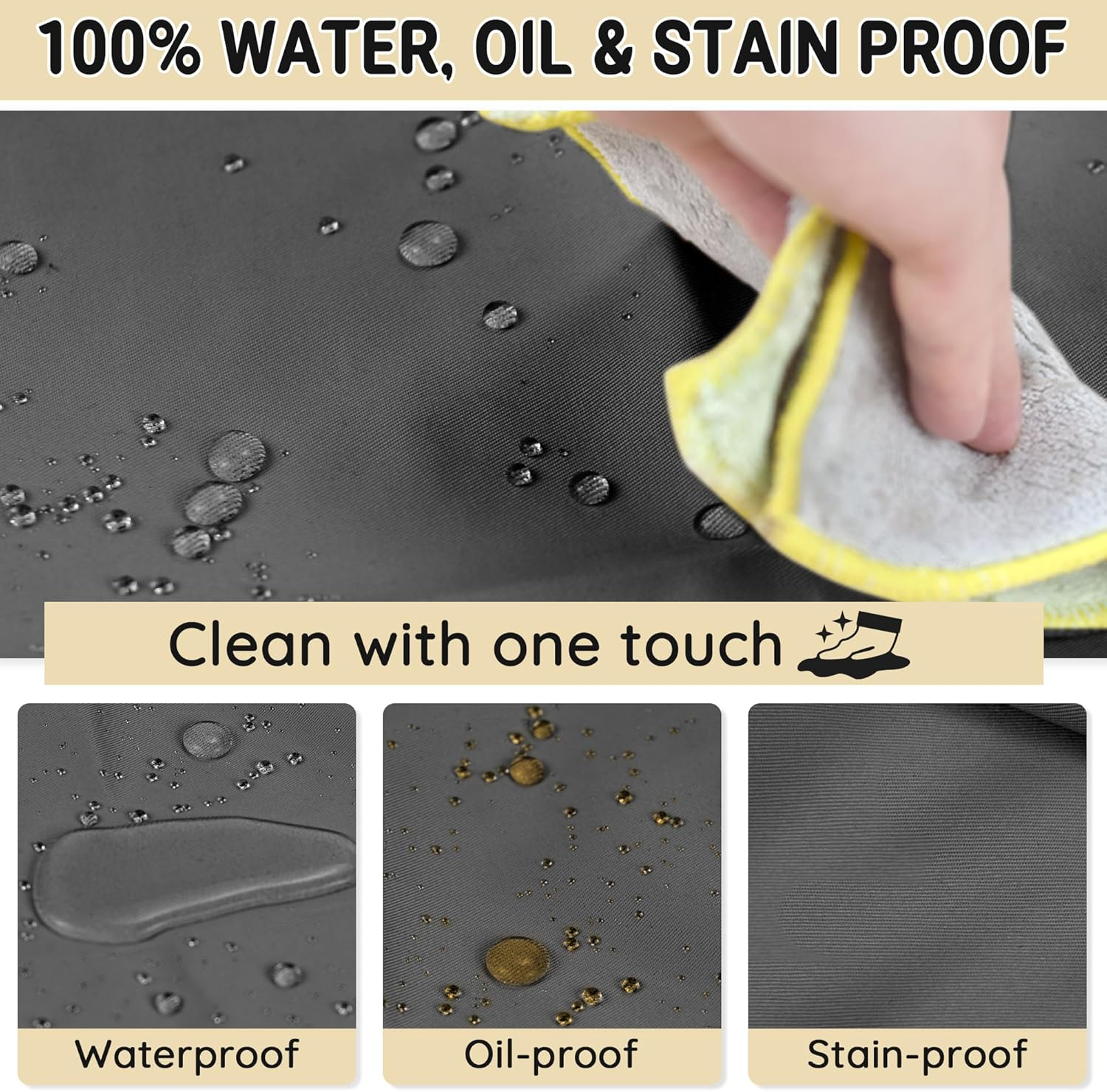 Chef Apron for Men and Women Wash Free Bib Apron with 2 Pockets Water & Oil Proof Adjustable Aprons Professional for Cooking Kitchen Gardening Painting BBQ - Blue image number 2