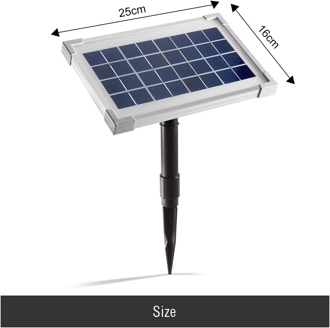 3.5W Solar Power Fountain Water Pump with 4 Fountain Heads Outdoor Garden Pool Pump image number 2