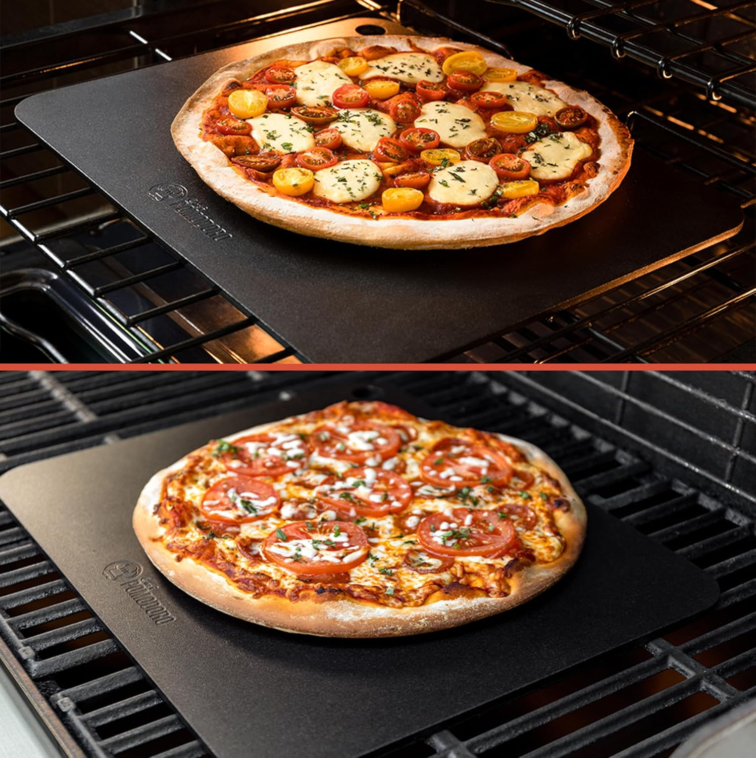 Chef Pomodoro Pizza Steel for Oven, 16 X 13.5 X 0.25 Thick, Baking Steel for Oven, Baking Steel Pizza Stone for Grill and Oven, Original Baking Steel, Artisan Steel