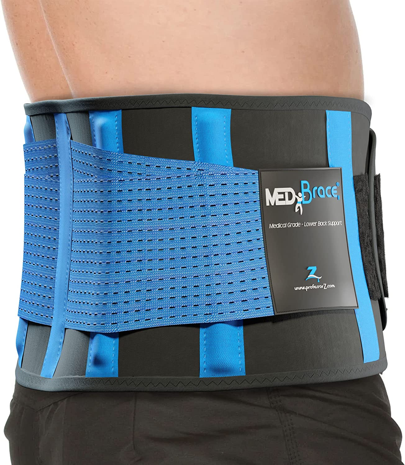 Back Support Brace, Lower Lumbar Belt Medibrace (Medical Grade) Pain & Discomfort Relief from Sciatica, Backache, Slipped Disc, Hernia, Spinal Stenosis, Spine Injury Prevention | Posture Corset image number 7