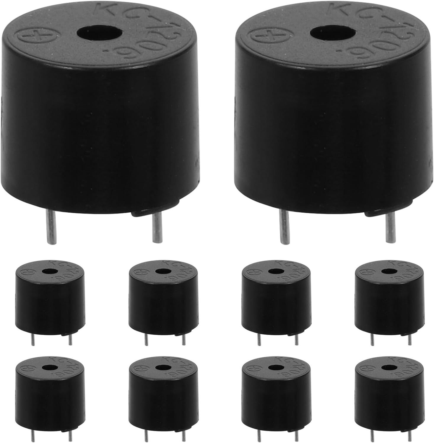 HOLIDYOYO 10Pcs Passive Electronic Piezo Buzzer High Decibel for Automotive Alarms Printers Timers and Electronic Equipment Warning Devices image number 4