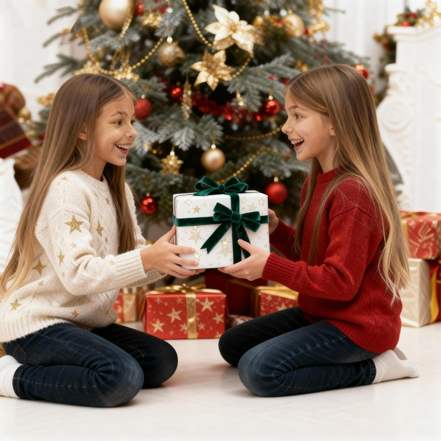 1-1/2 Inch Wide X 25 Yards Red Velvet Ribbon, Velvet Ribbons for Gift Wrapping, Christmas Wrapping Bows, Wedding Decor, Sewing and More image number 5