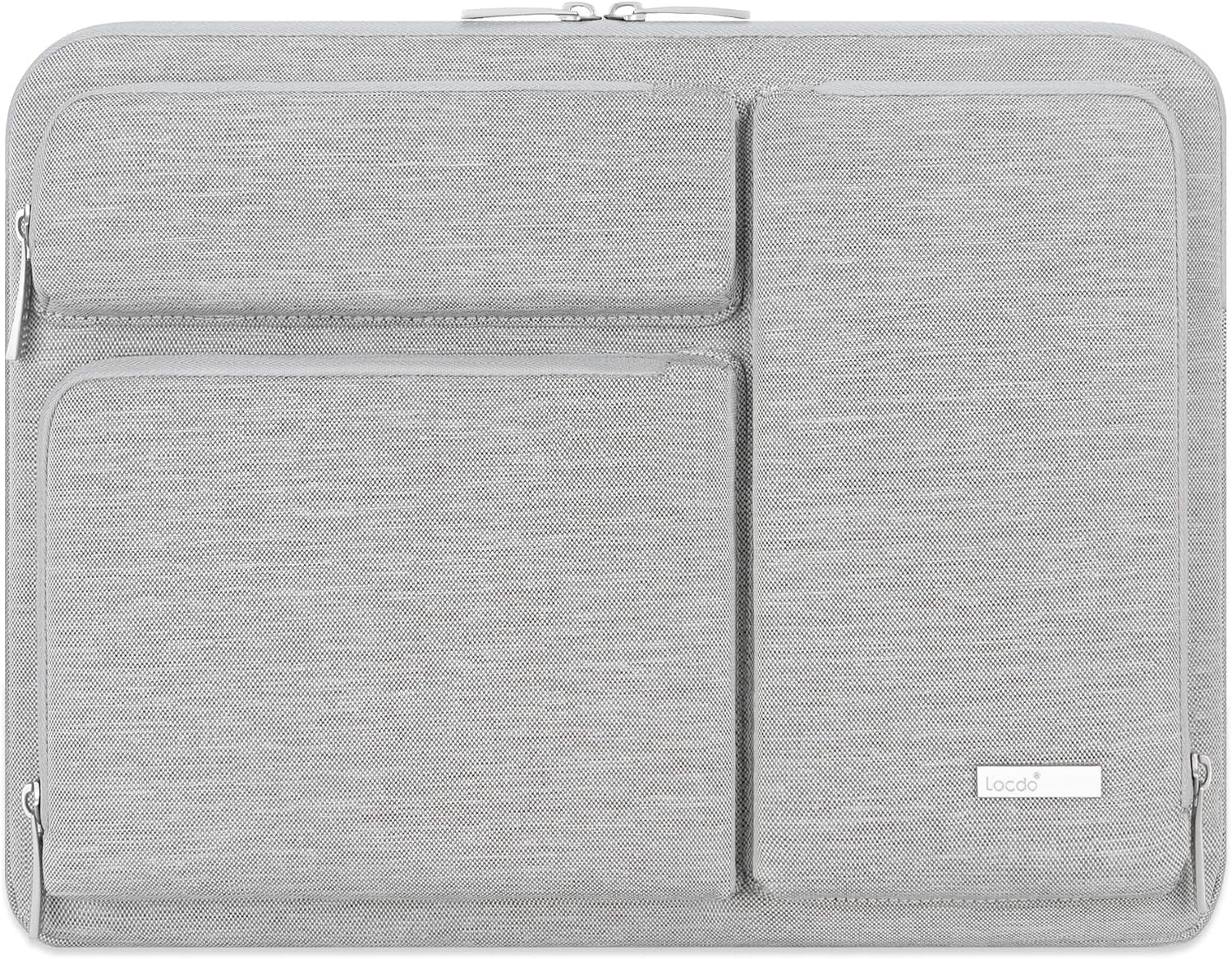 Lacdo 360&deg; Protective Laptop Sleeve Case for 13 Inch New Macbook Air M4 A3240 2025, M3 A3113, M2 A2681, M1 A2337 | 13" Macbook Pro M2/M1 A2338 A2251 | 13" Ipad Air M3 / Ipad Pro M4 Computer Bag, Gray