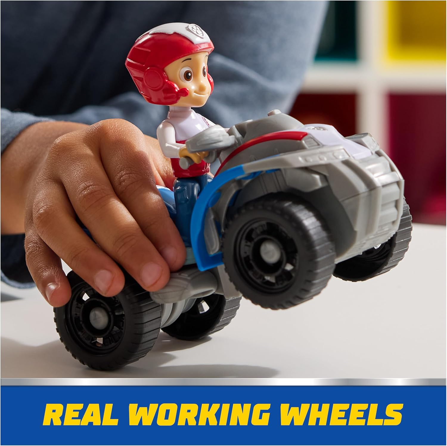 PAW Patrol, Ryder&rsquo;S ATV Toy Vehicle with Collectible Action Figure, Sustainably Minded Kids Toys for Boys & Girls Ages 3 and Up image number 3