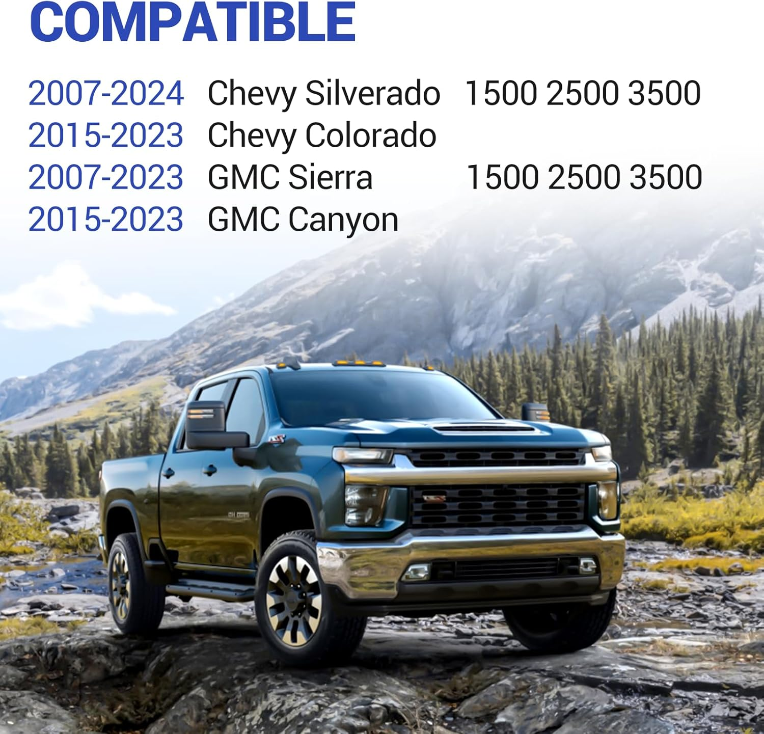 X4XZ DZ97903 Truck Bed Side Wall Tie down Anchors, Bed Cargo Hooks for 2007-2023 Chevy Silverado 1500 2500 3500 Chevy Colorado IGMC Sierra 1500 2500 3500 I GMC Canyon 9PCS image number 2