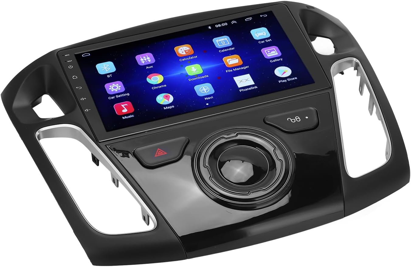 Car Navigation System, Bluetooth Multimedia Player Android Unit Replacement for Focus 2012-2018, 9 Inch Auto Navigation (1+16G) image number 3