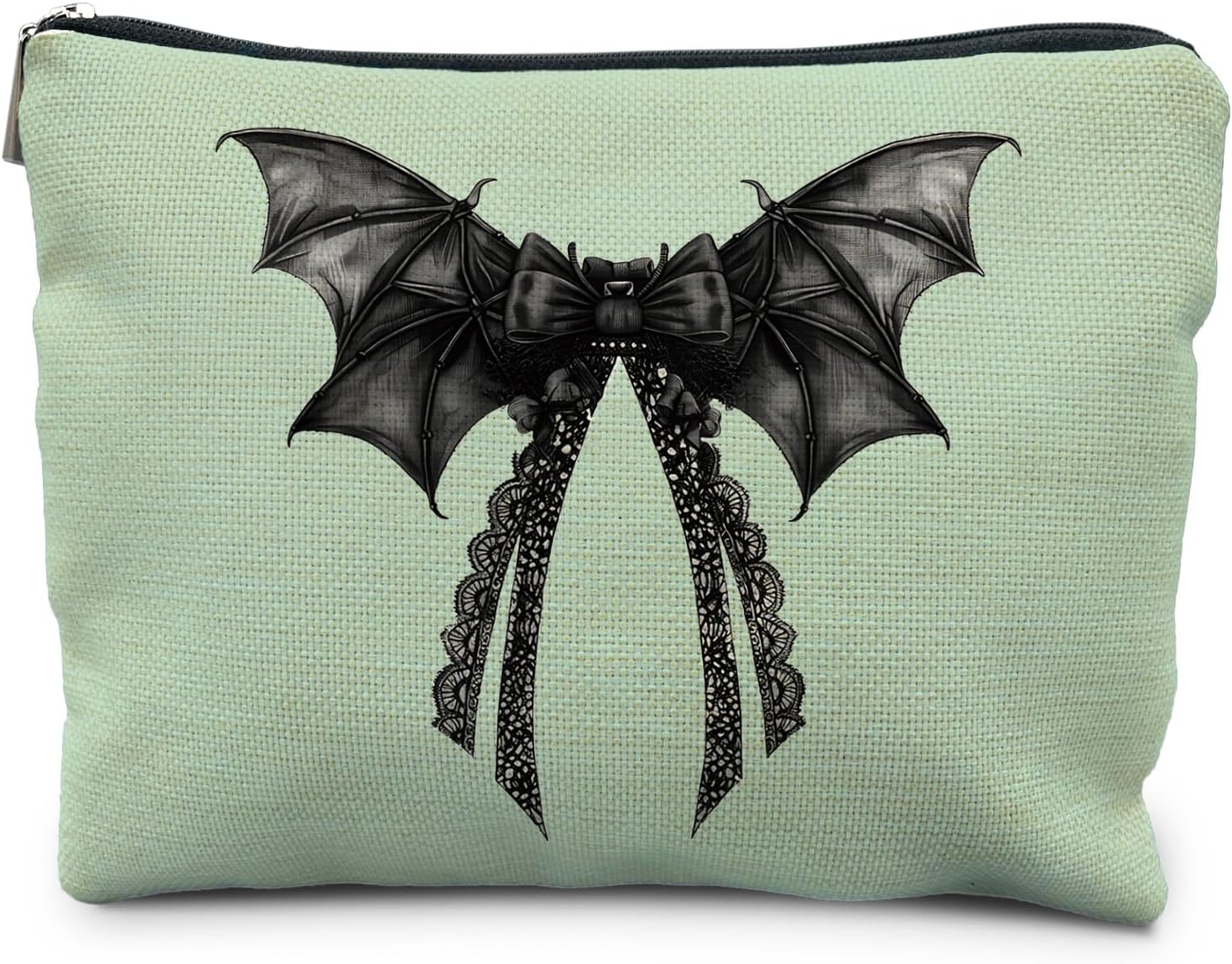 RYYCDOI Makeup Bag Halloween Cosmetic Bag, Gothic Skeleton