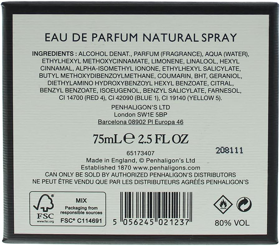 Penhaligon'S Women'S the Revenge of Lady Blanche Eau De Parfum, 75 Ml image number 2