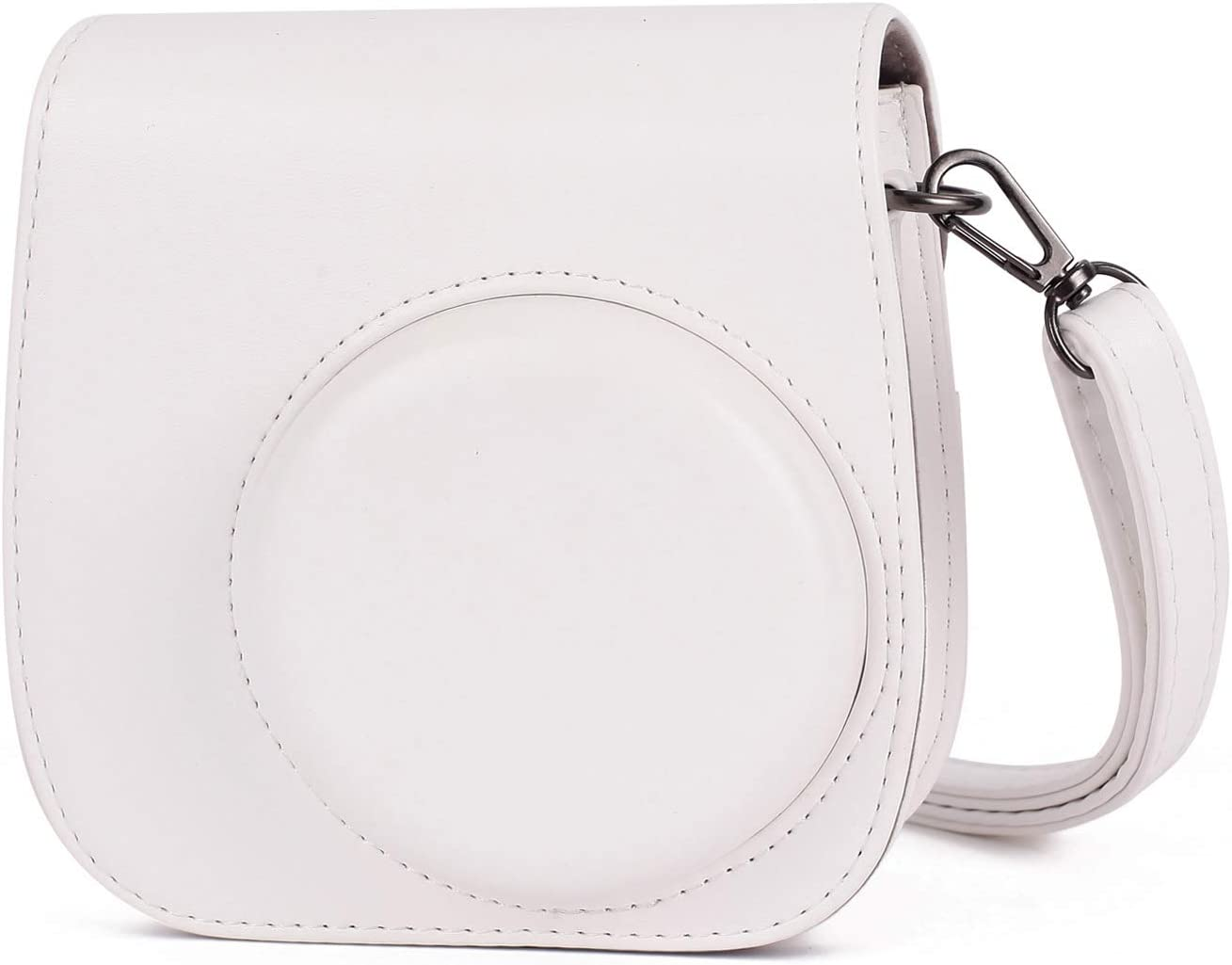 Phetium Instant Camera Case Compatible with Fujifilm Instax Mini 11,PU Leather Bag with Pocket and Adjustable Shoulder Strap (Lilac Purple) image number 5