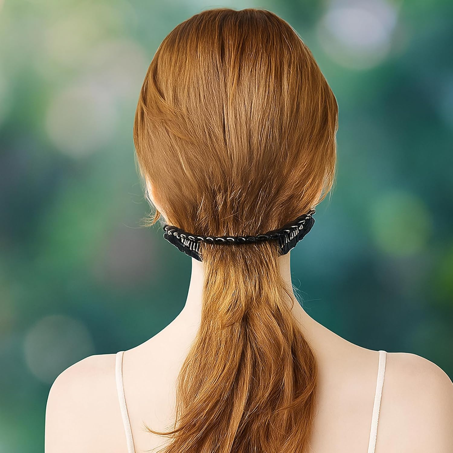 AYNKH 10 PCS Banana Hair Clip Set for Coarse and Fine Hairs, Double Comb Long, Ponytail Style, Metal Hair Clips, Fishtail Hairs Accessories, Women'S and Girls Hairiness Combs