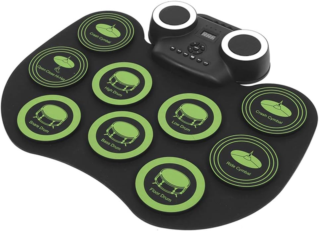 Electronic Drum, Portable USB Electric Drum Set, Electronic Drum Kit with Speaker, Electronic Drum Musical Instrument image number 1