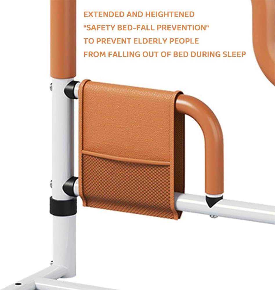 Bed Rails for Elderly &ndash; Bedside Support Rail That Slides under the Mattress for Seniors & Individuals with Limited Mobility, Safety Handrail for Bedroom Assistance