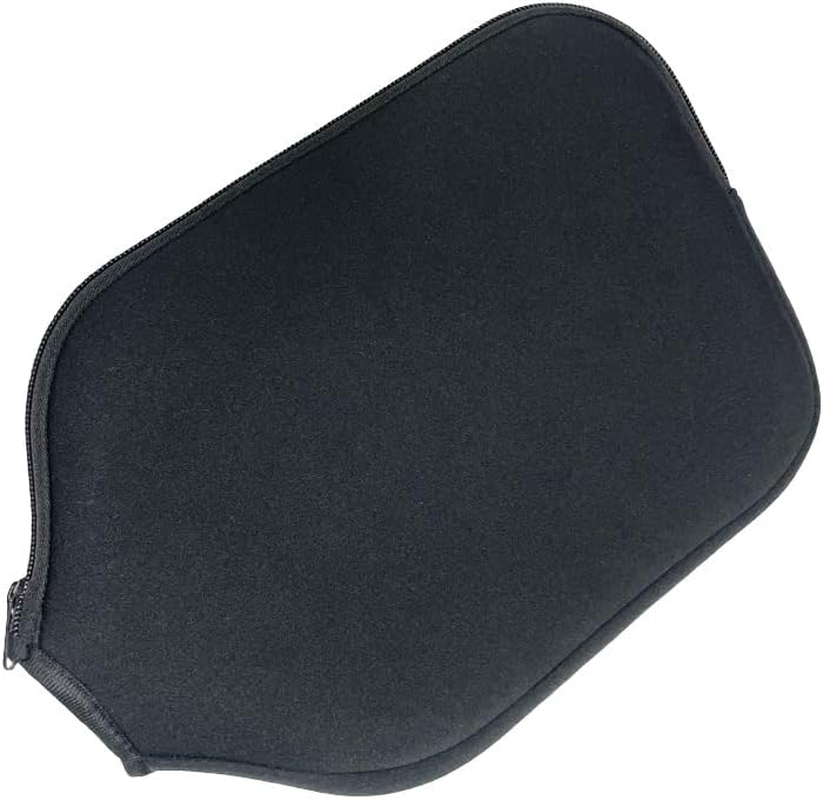 Racket/Bat Case, Neoprene Black Case Fits Most Paddle, Racket, Lightweight Pickle Racket Cover Protection Bag image number 2