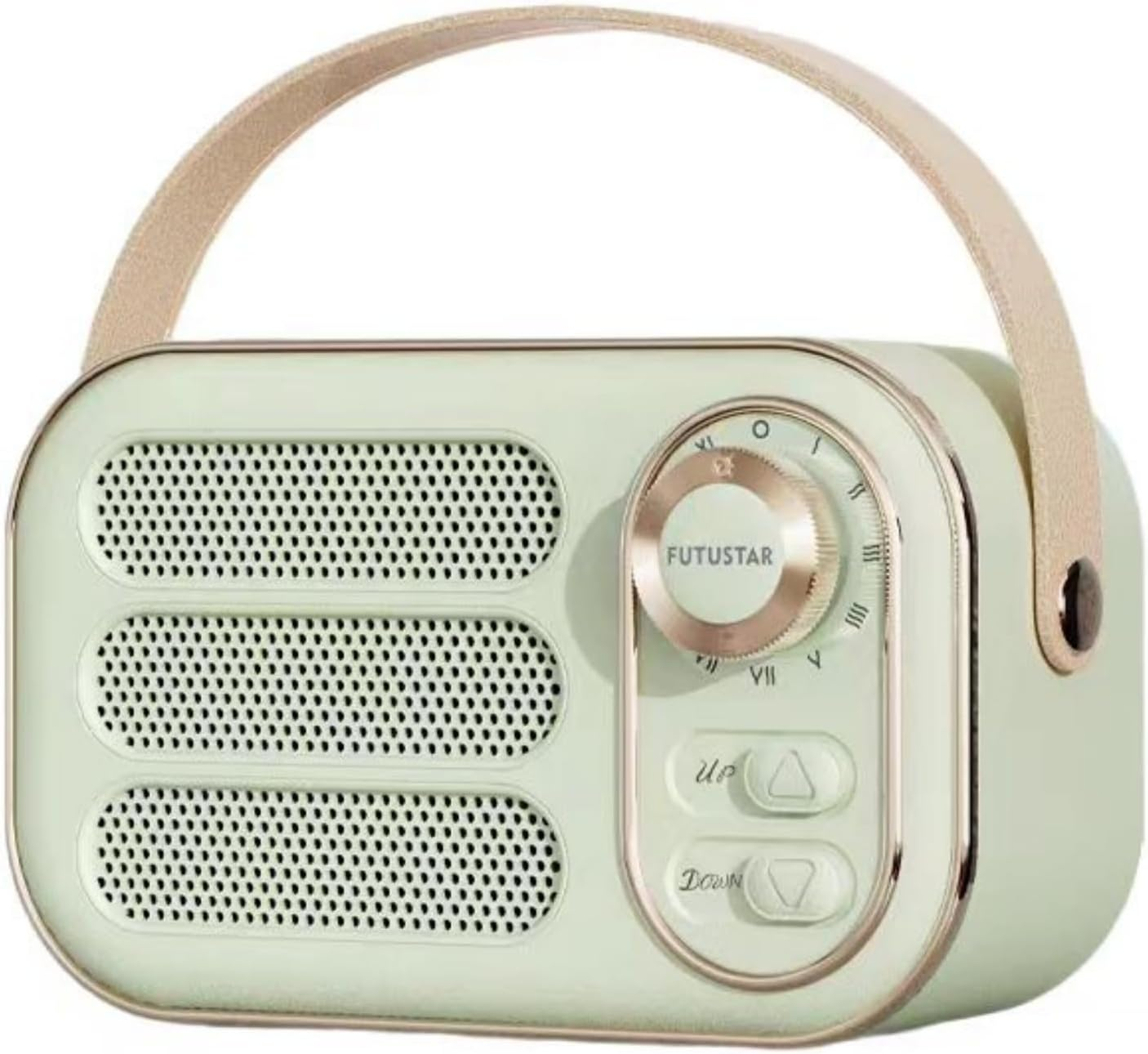 NEVKA Bluetooth Speaker, Portable Mini Speaker with Hifi Sound Quality, Retro Style Wireless Bluetooth Speaker,Speaker for Indoor,Outdoor, Car,Cafe,Travel (Green)