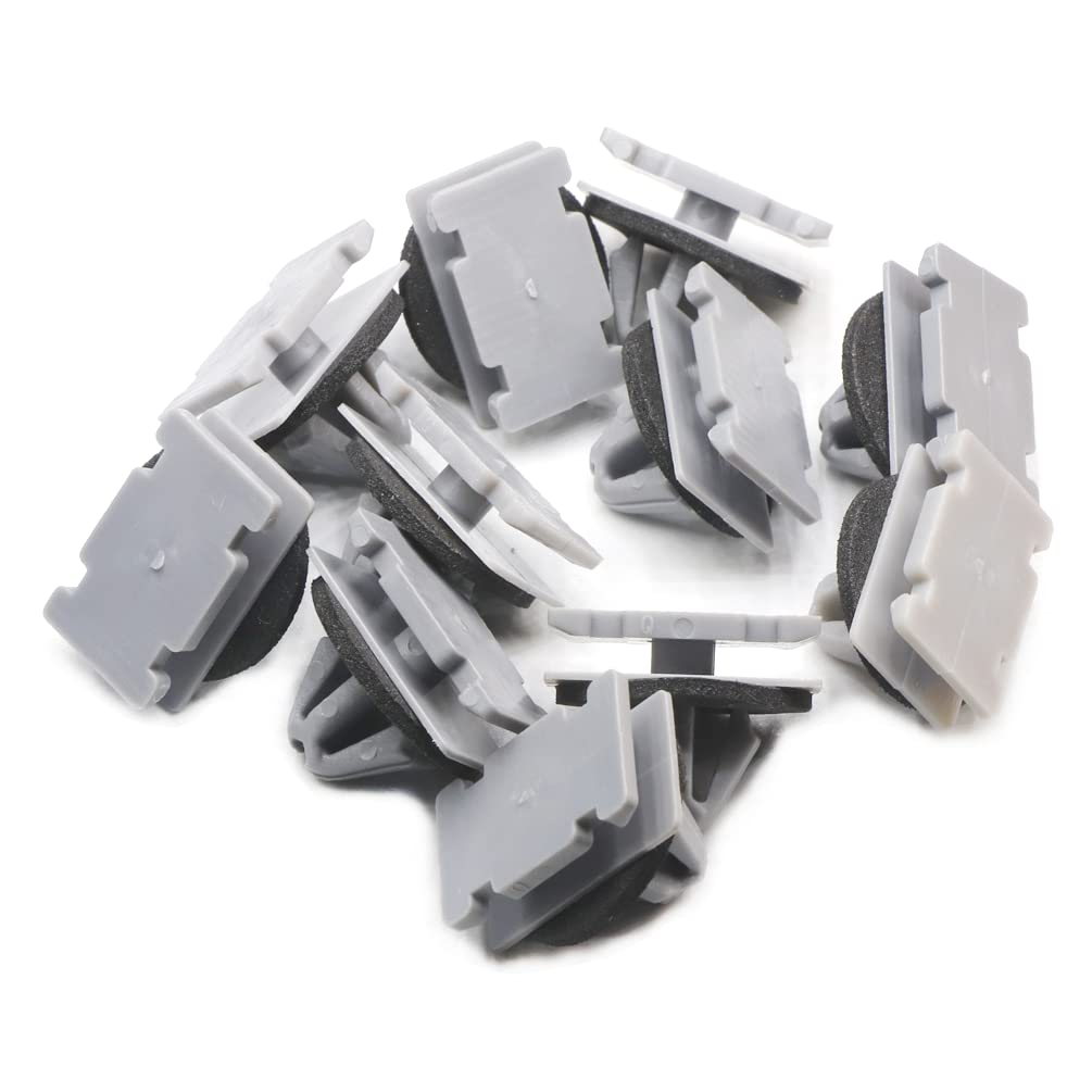 Lantee 50 Pcs Rocker Moulding Clips with Sealer Fit for GM 11571175, Fit for Chrysler 68172491AA image number 3