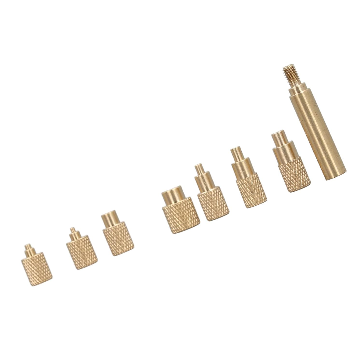 Dpofirs Heat Set Insert Tip, Brass Quick Insertion Rustproof Long Lasting M2 M2.5 M3 M4 M5 M6 M7 M8 Heat Insert Soldering Tip for 936 T18 ST 900M FX888D FX600 WLC100 image number 5