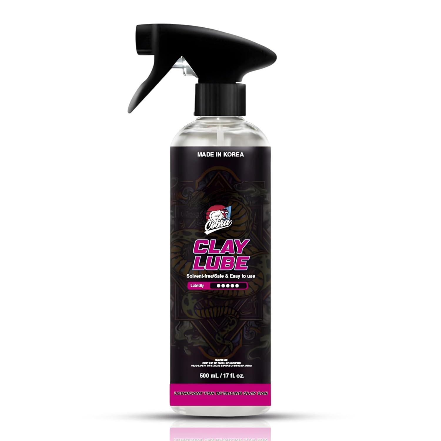 Cobra WRAP TOOLS Clay Lube - Solvent Free Formula - Safe & Easy to Use Lubricant Spray - Premium Car Detailing Solution for Smooth & Scratch Free Finish - Perfect for Clay Bar Application | 500Ml image number 5