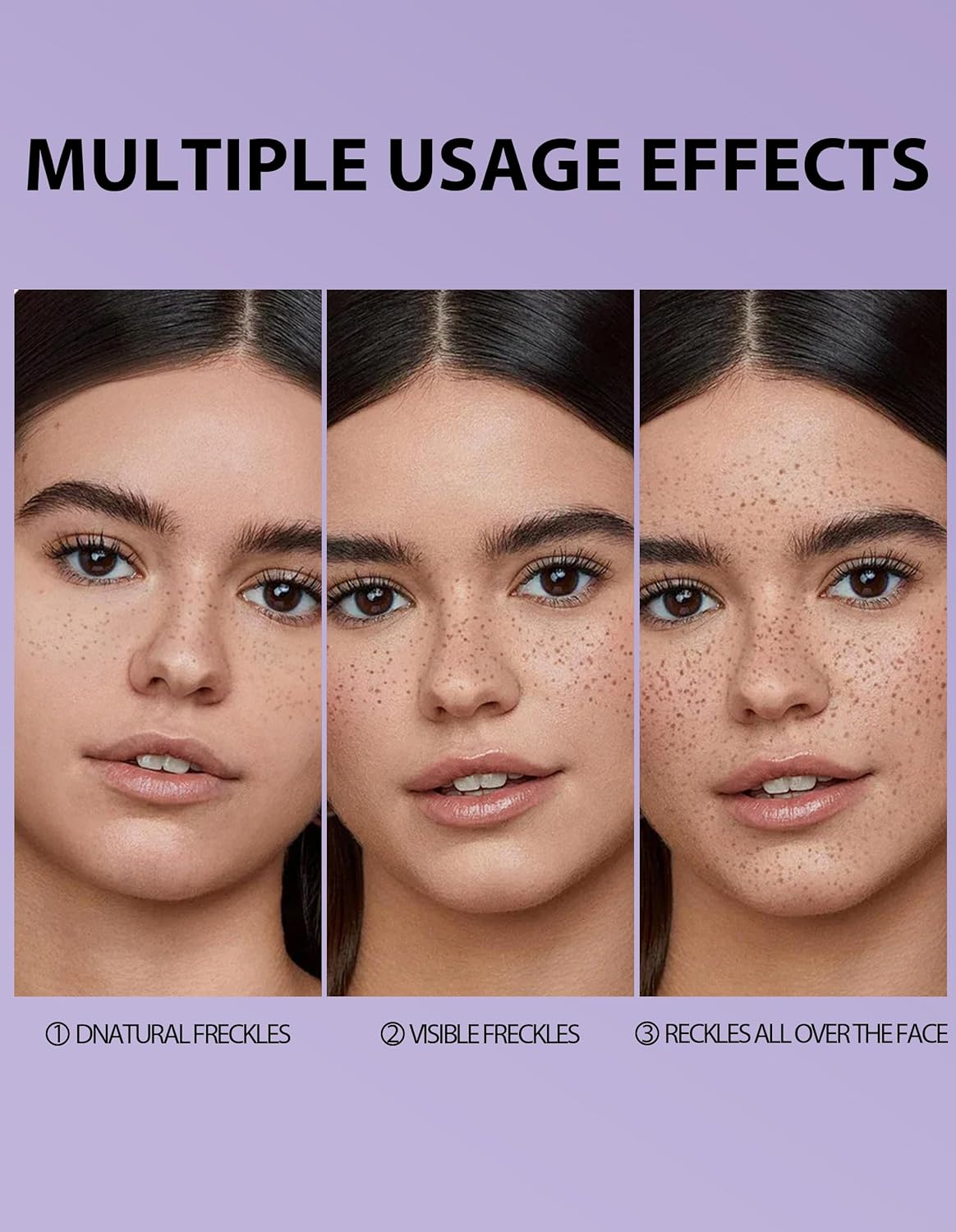 Erinde Natural Faux Freckle Stamp Pen, Waterproof Long-Lasting Natural Freckle Makeup Stamp, Quick Dry Easy to Use Freckle Tool for Women and Men, Beginners & Professionals Face Makeup #03 image number 6