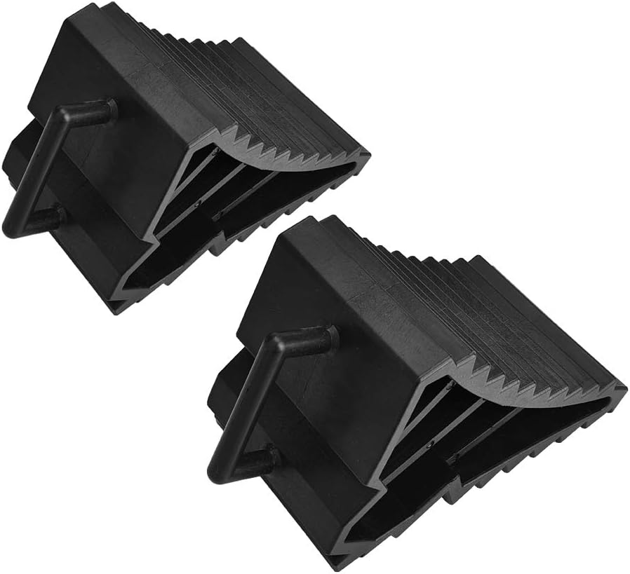 Car anti Slip Block Tyre Slip Stopper Wheel Alignment Block Tire Support Pad for Vehicle Tire Safety Parking Universal 2Pcs image number 6