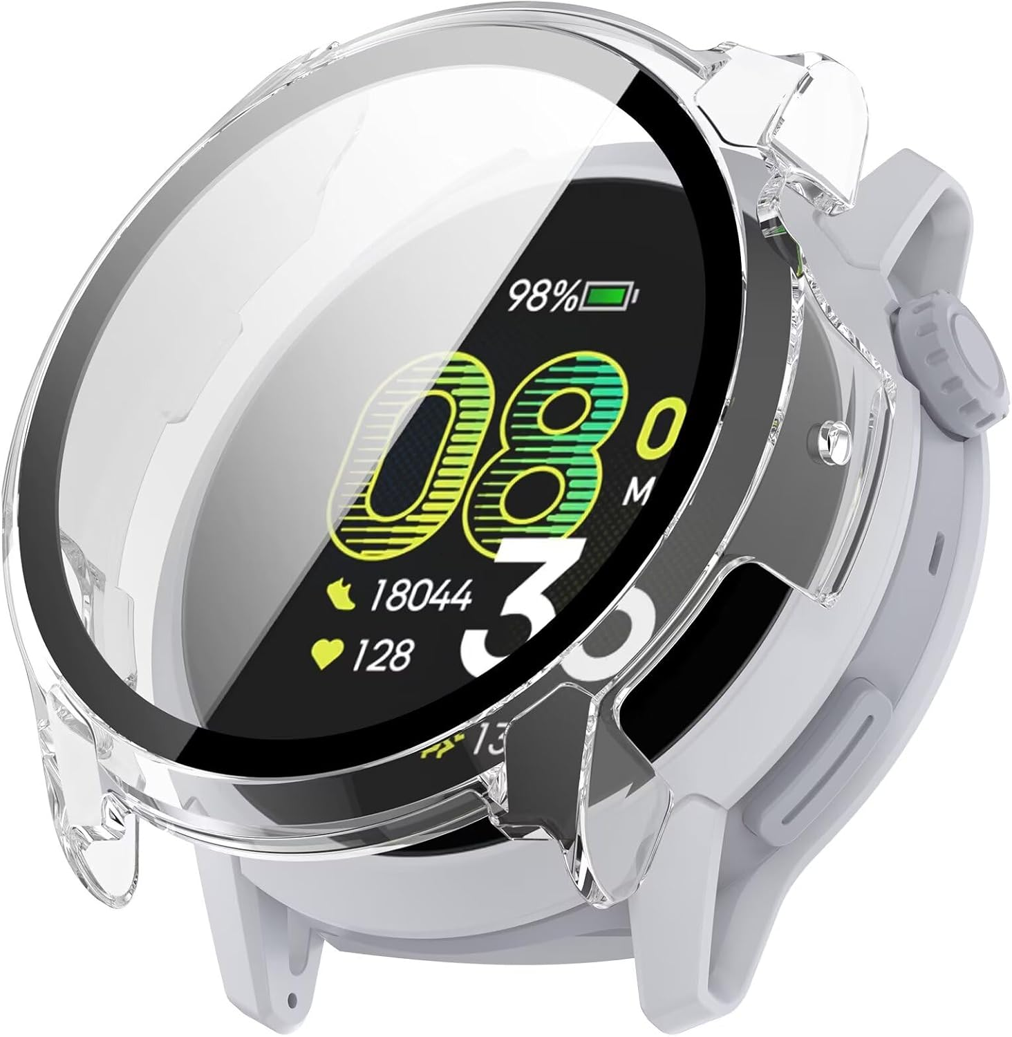 Boerhang Case Compatible with Coros Pace 4, Hard PC Anti-Collision Housing + Tempered Glass Screen Protector (Transparent) image number 2