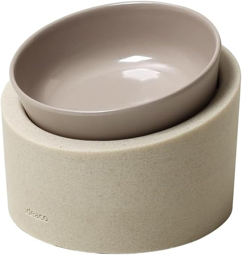 Ideaco Pet Food Bowl, Stand, Slanted for Dogs, Cats, Tableware, 4.9 Fl Oz (140 Ml), Pet Feeder Food/Low image number 3
