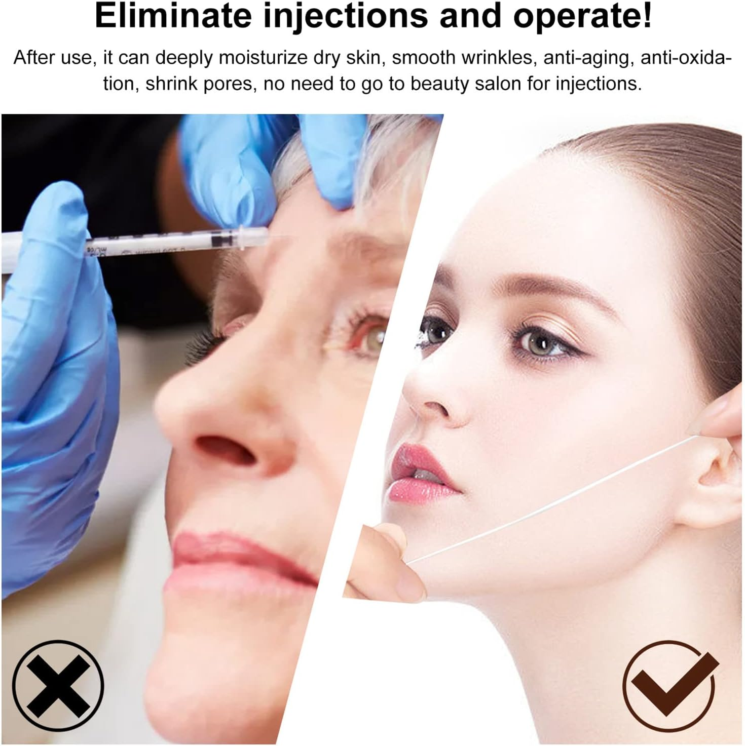 20PCS/ Bottle Protein Thread Lifting Line -Aging -Wrinkles Pore Replenish Moisturing Skin Elasticity Refining for Home Daily Salon Use ALKOY image number 3