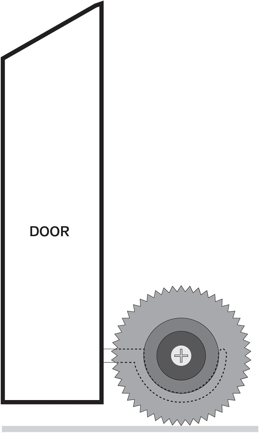 Cowdroy 21211126 Roller Door Seal, Grey