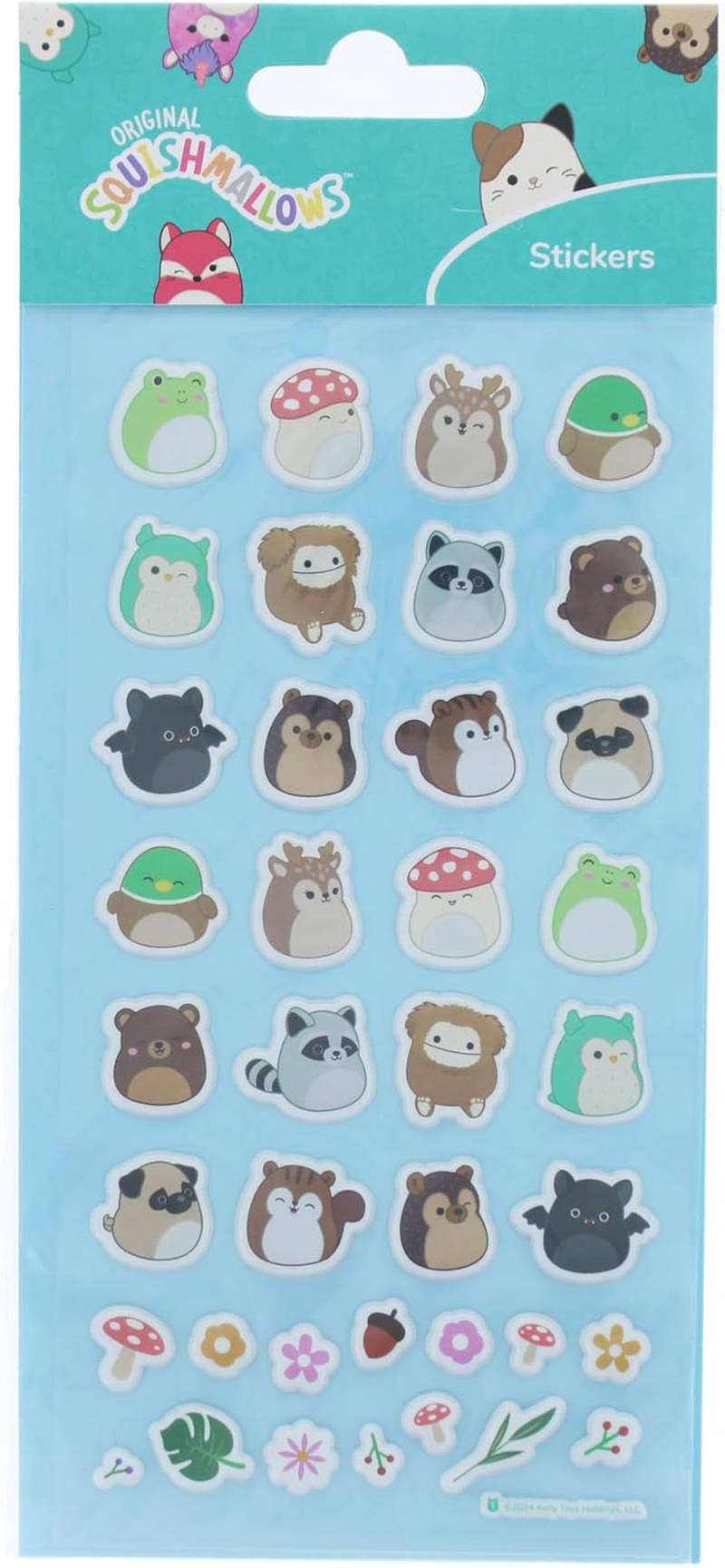 Squishmallows Cottage Collection Stickers (Pack of 12) image number 1