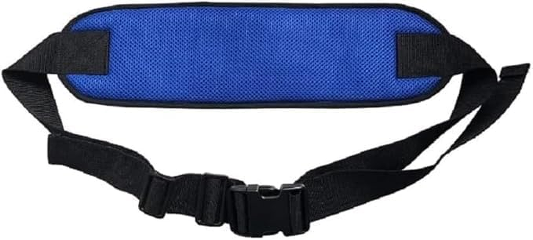 Wheelchair Seat Belt Adjustable Wheelchair Safety Harness for Patient Caring, Cushion Harness Straps with Easy Release Buckle (Blue, 1 Pc) image number 4