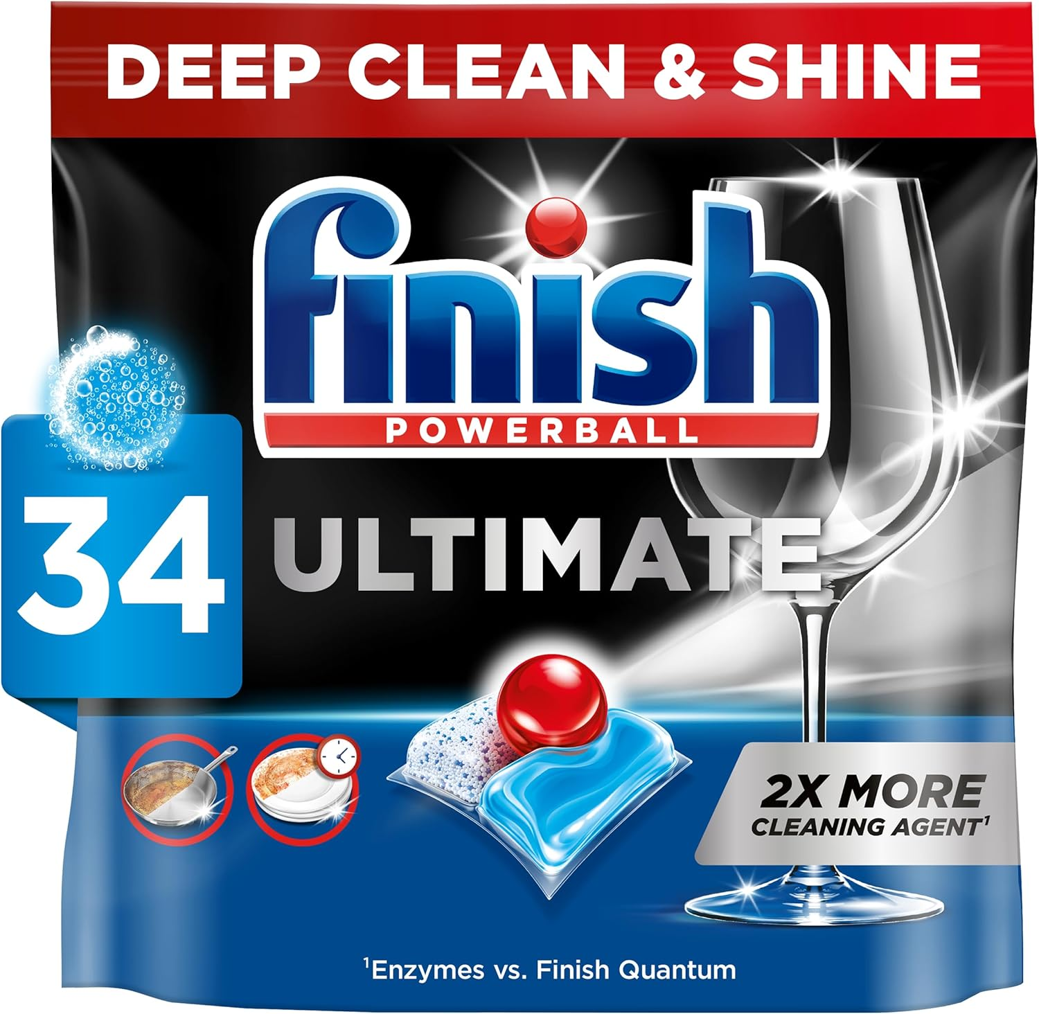 Finish Ultimate Regular Dishwasher Tablets (34 Tablet) image number 5