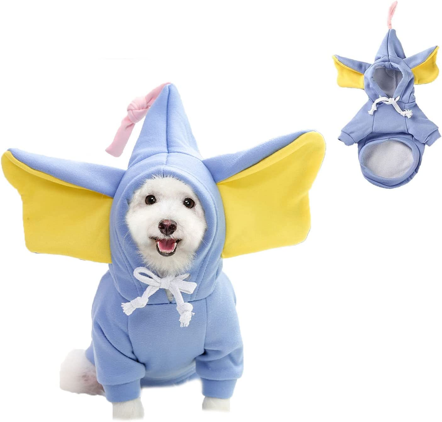 Pet Clothes, Dogs Hooded Sweatshirt Fruit Warm Coat Sweater Cold Weather Costume for Puppy Small Medium Large Dog (XXL, Green Frog)