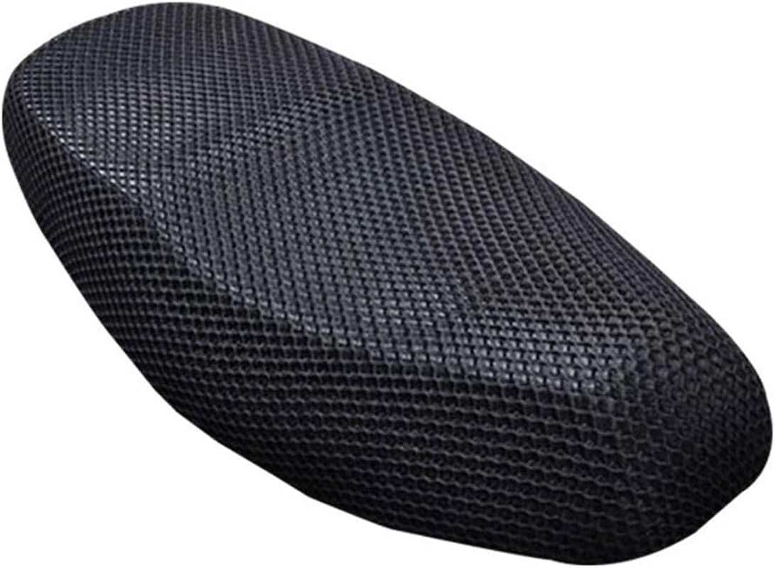 NUZAMAS 95X60Cm Motorcycle Seat Cover Universal Mesh Protective Seat Cover Non-Slip Breathable Seat Cushion Cover Motorcycle Seat Protector Cushion Seat image number 2
