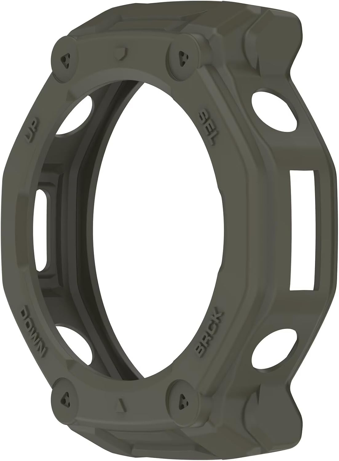 FTRONGRT Case Compatible with Amazfit T-Rex 3 Pro 48 Mm, Soft, Scratch-Resistant, Hollow TPU Protective Case, Jungle Green image number 4