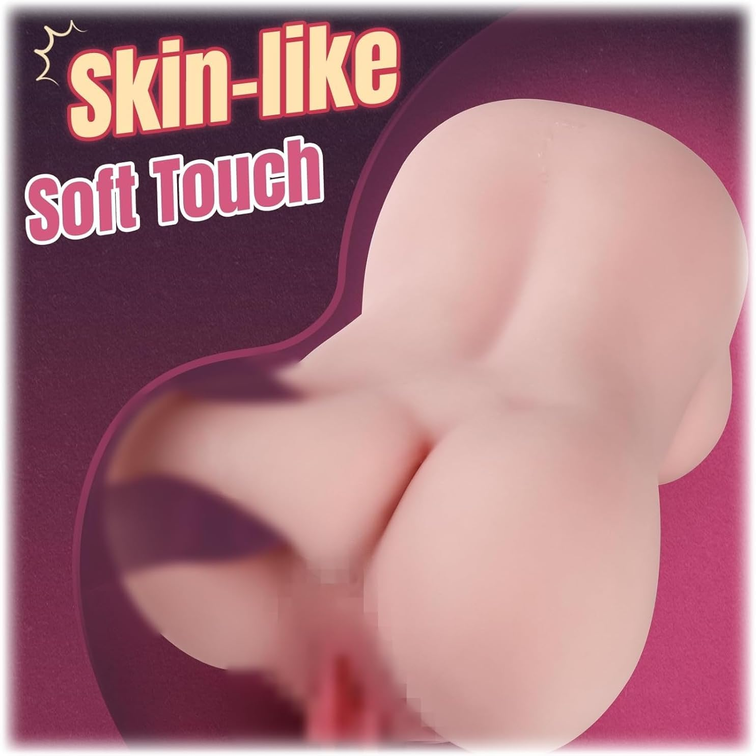 Pocket Pussy Male Masturbators - Realistic Sex Doll with Tight Channel Ass Boobs Mini Sex Dolls Male Stroker with Strong Suction Pocket Pussies Blowjob Toy for Men Masturbation (Skin) image number 5