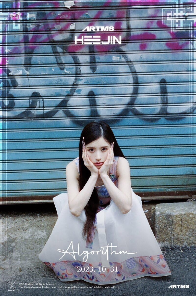 HEEJIN K 1St Mini Album B Version Cd+1P Folded Poster on Pack+50P Booklet+1Ea Special Class Objekt+1Ea Sticker+1P Clear Photocard+1Ea Photo Stand+Tracking Sealed image number 3