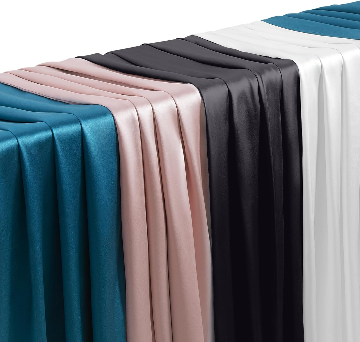 Real Silk Pillow Pases 2 Pack - Mulberry Silk Pillowcases with Envelope Style, Soft Smooth Cooling Natural Silky Pillow Cover for Women Men-(48X74Cm) (Matcha Green) image number 1