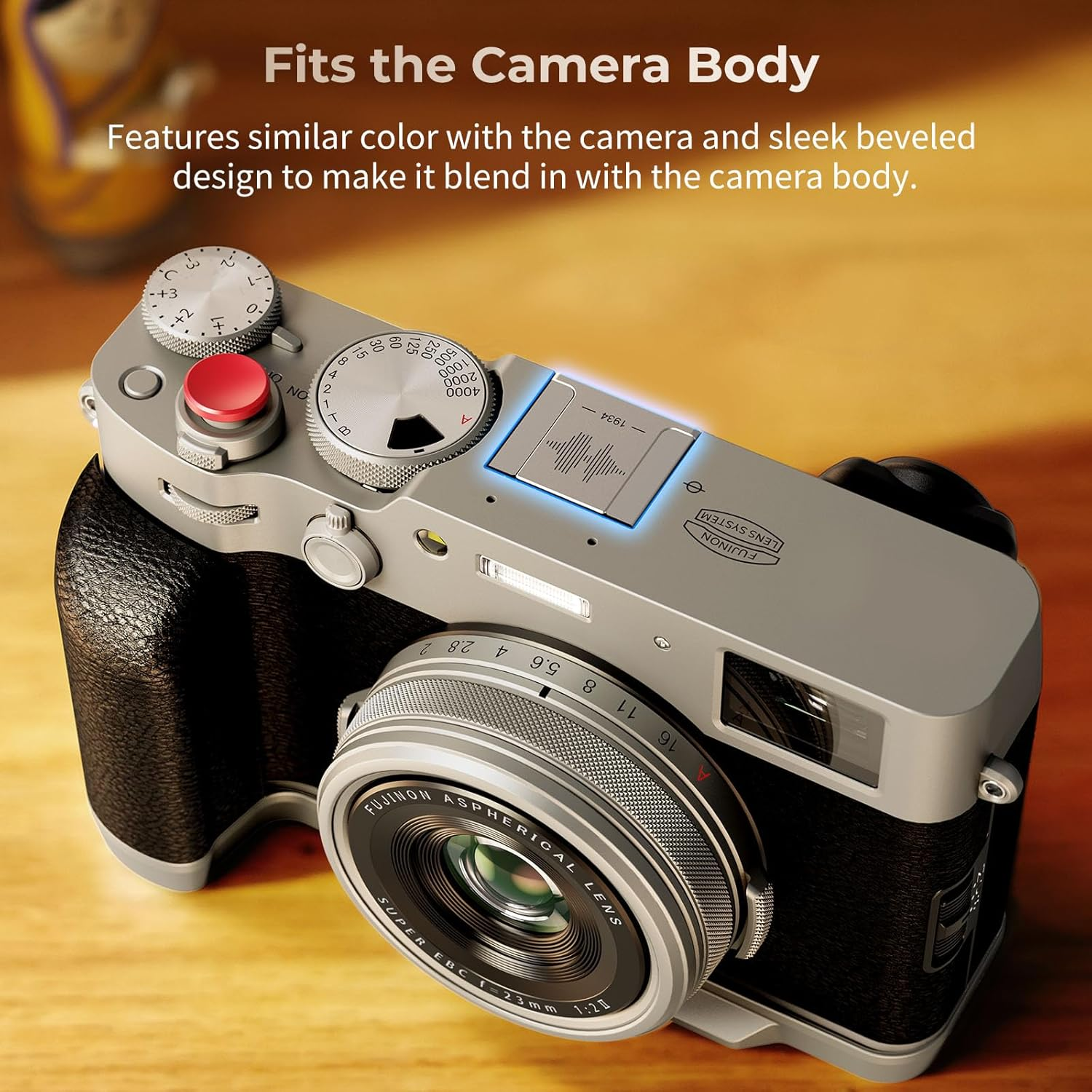 SMALLRIG Hot Shoe Cover for FUJIFILM Cameras, for FUJIFILM X-T3/X-H2/X-H2S/X-S20/X-E4/X-E3/X-Pro3/X100Vi/X100V/X100F/Gfx50R/Gfx100S/Gfx100Ii (Silver) - 4697 image number 6