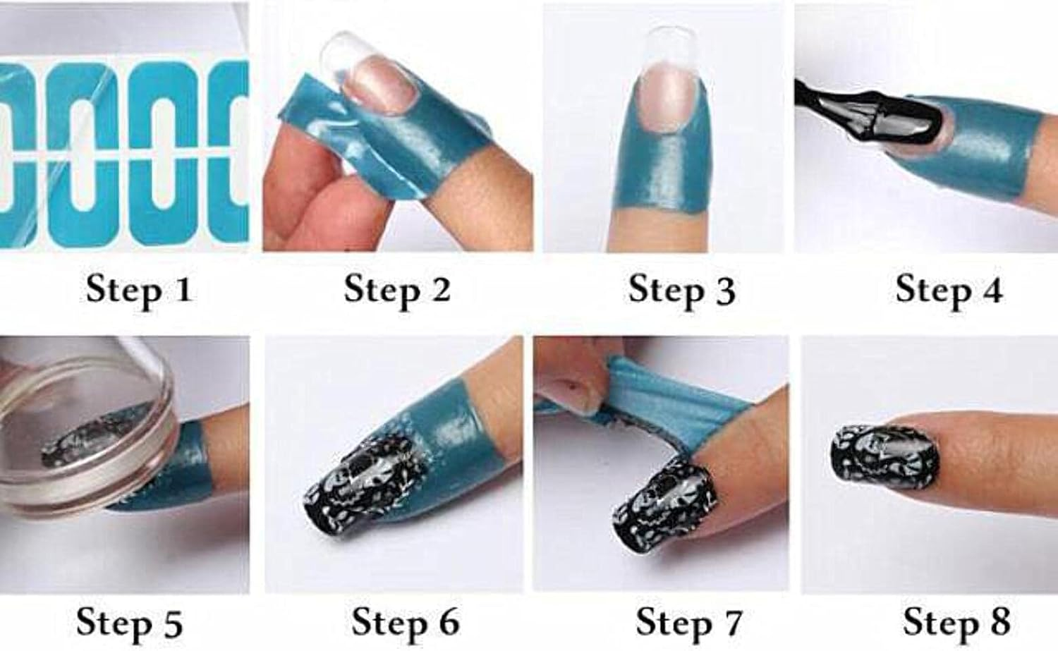Nail Protector - Peel off Tape 10Pcs Pack image number 2
