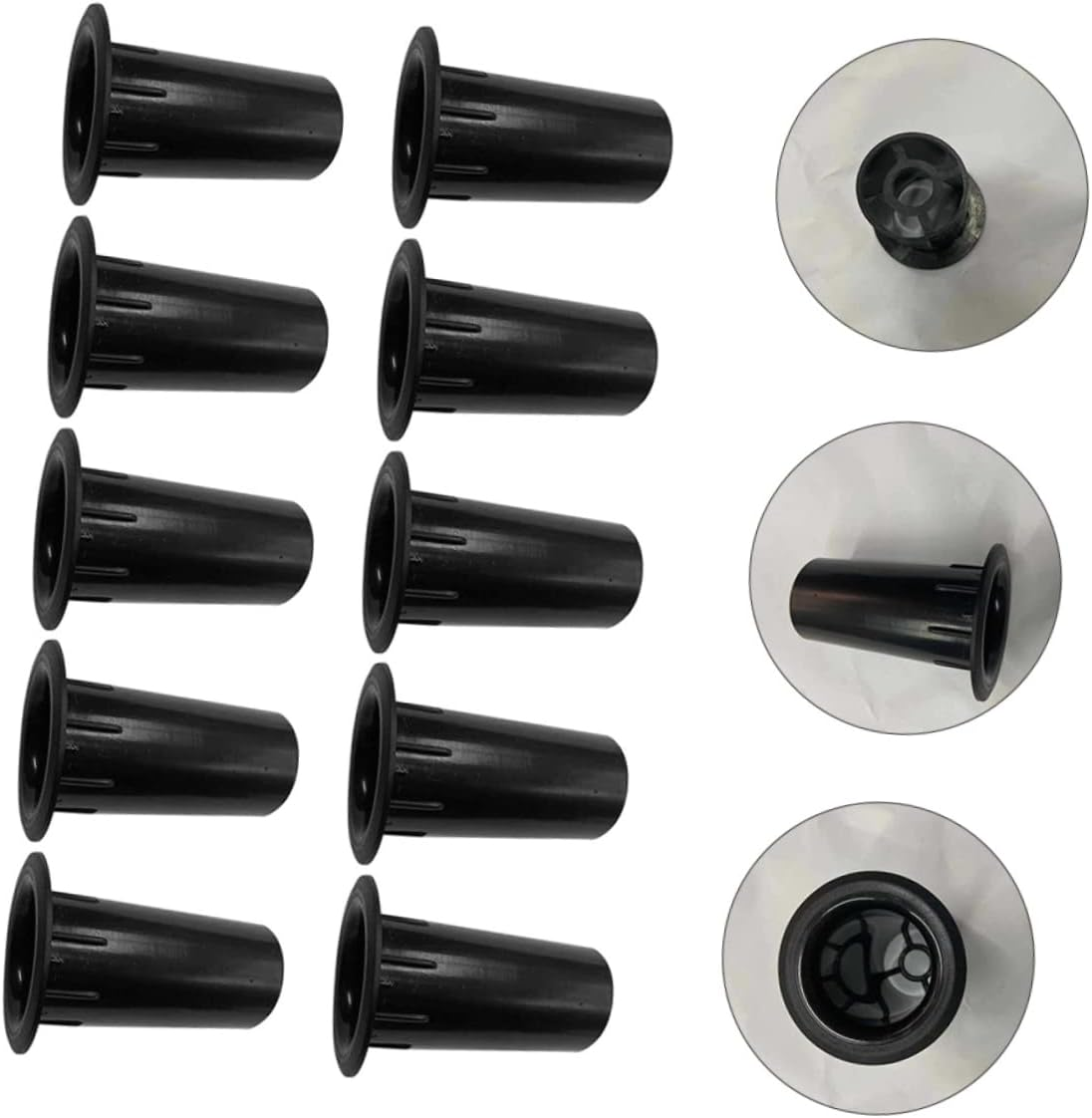 OKUMEYR 20Pcs Plastic Speaker Port Tubes Replacement Subwoofer Air Outlet Speaker Accessory for Audio Systems 41X80Mm Sturdy Supply Parts Suitable for Home and Professional Use image number 5