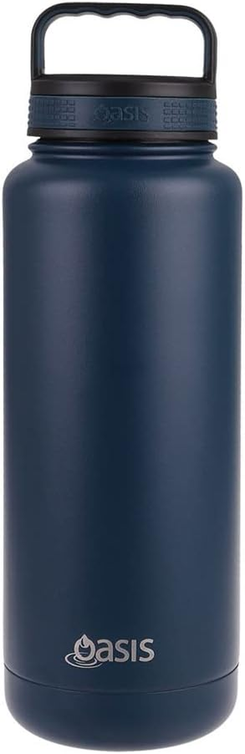 Oasis Stainless Steel Double Wall Insulated Titan Bottle 1.2L - Navy image number 1
