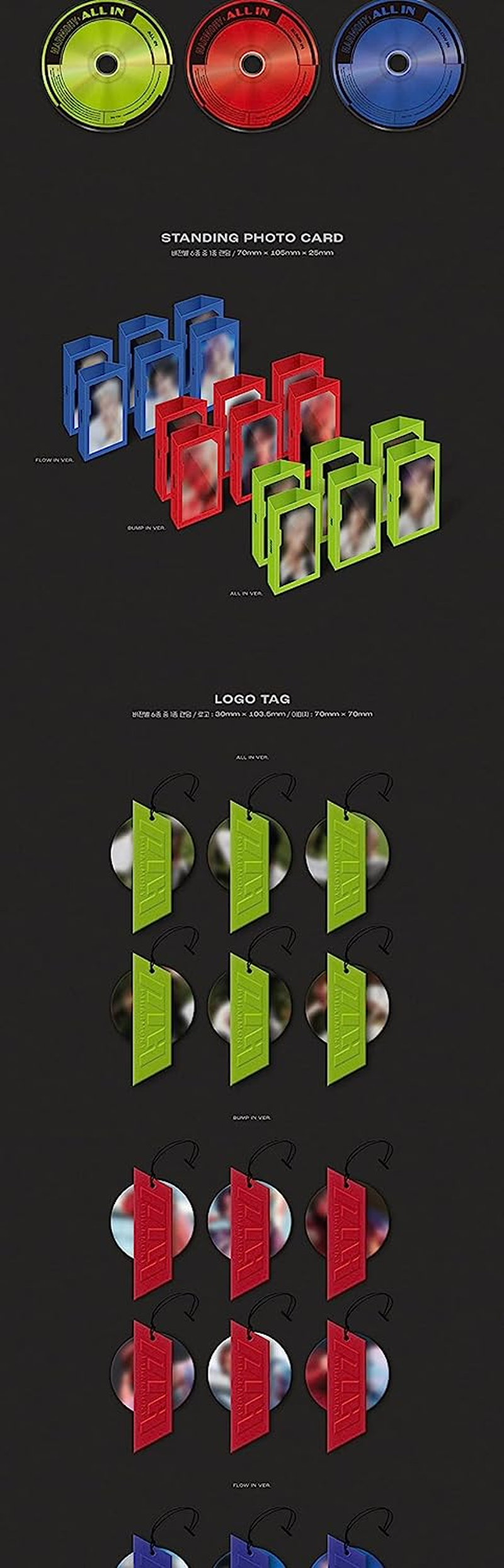 P1Harmony HARMONY : ALL in 6Th Mini Album Random Version Cd+96P Booklet+Photo Cards+Accessories Track Sealed image number 6