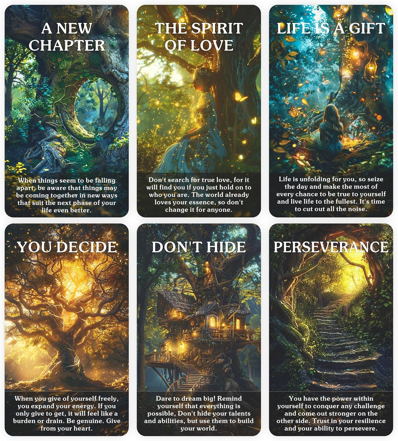 Mystic Enchanted Forest Oracle Cards, Mystical Guidance and Inspiration from Nature'S Magical Realm, Nature'S Wisdom Oracle Deck,Oracle Cards for Beginners image number 6